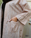 مانتو کتی لینن کوک دوزی
